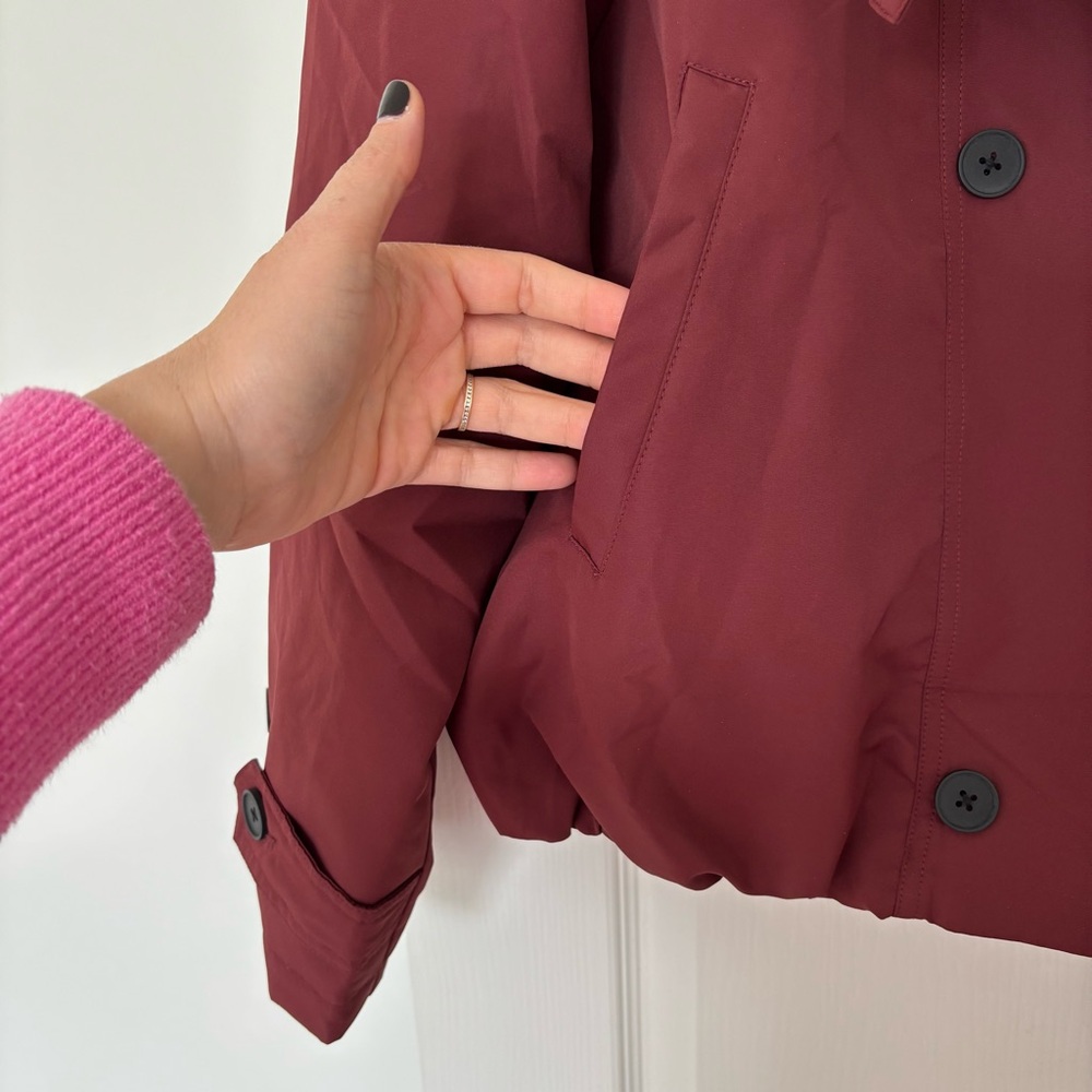 Commense | NEW w/ TAGS Burgundy Vintage Loose Jacket - Size XL - Picture 5 of 8